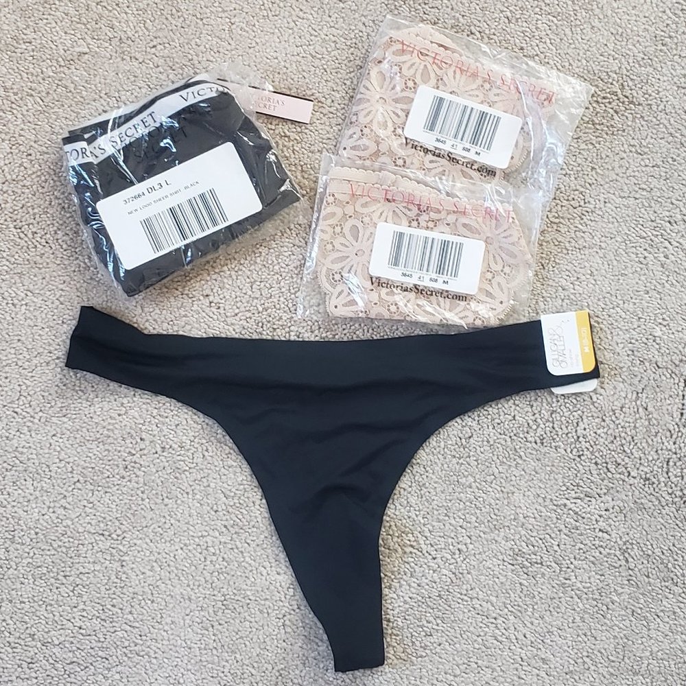 Bundle of 3 Thongs/1 Pantie